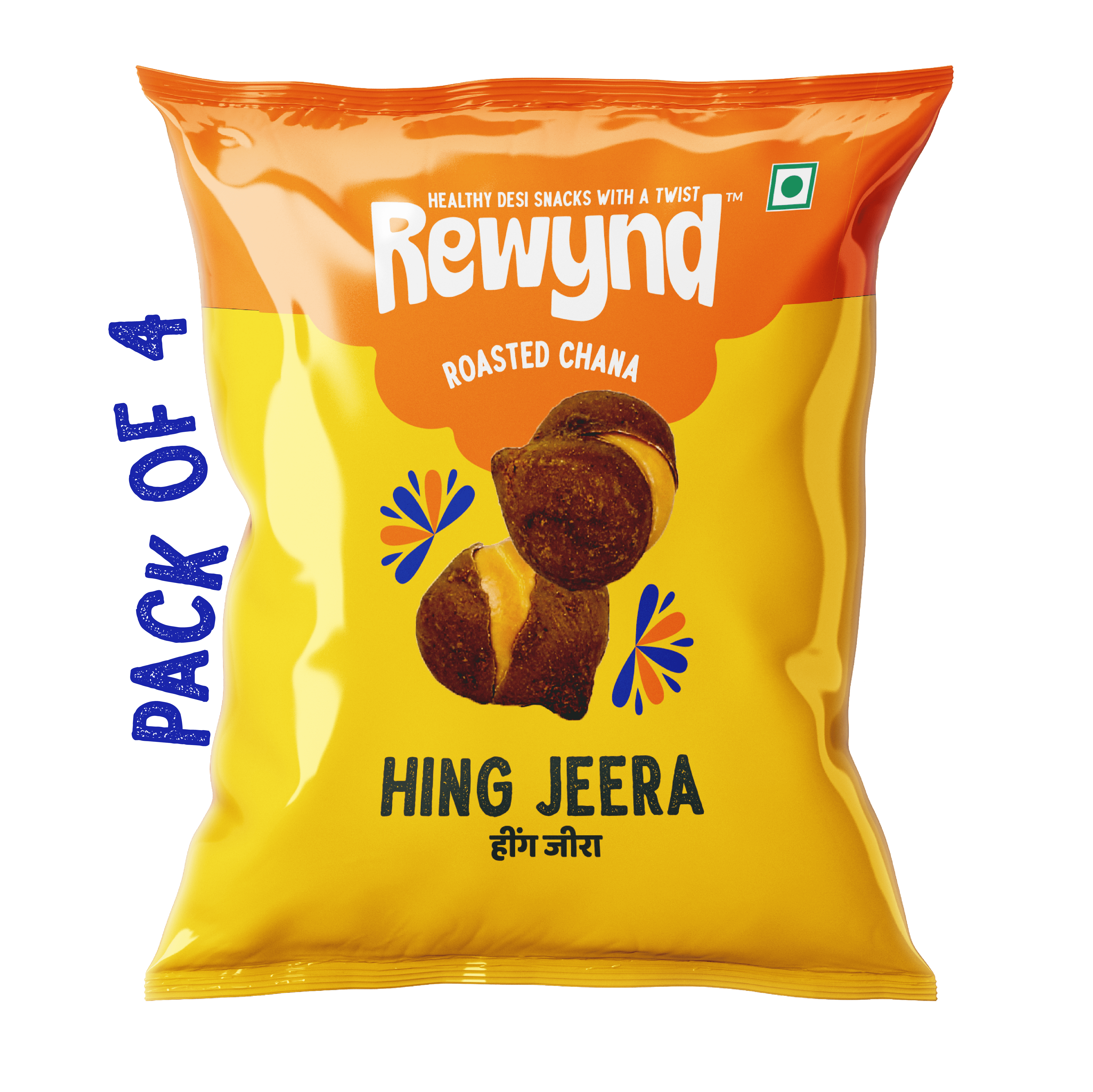 hing jeera flavored roasted chana