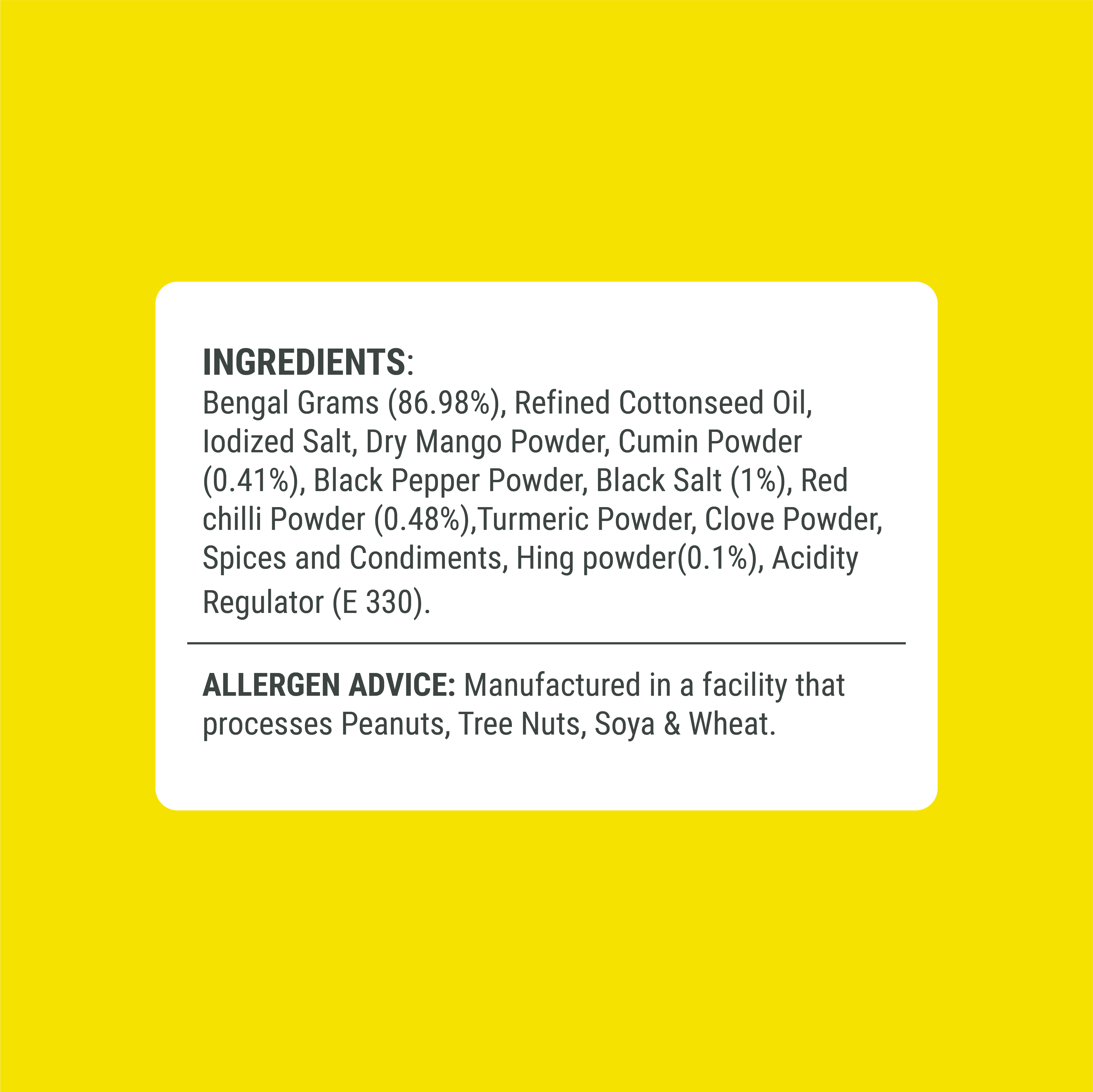 Flavoured Chatpata Chana - 140gm (Pack of 4)