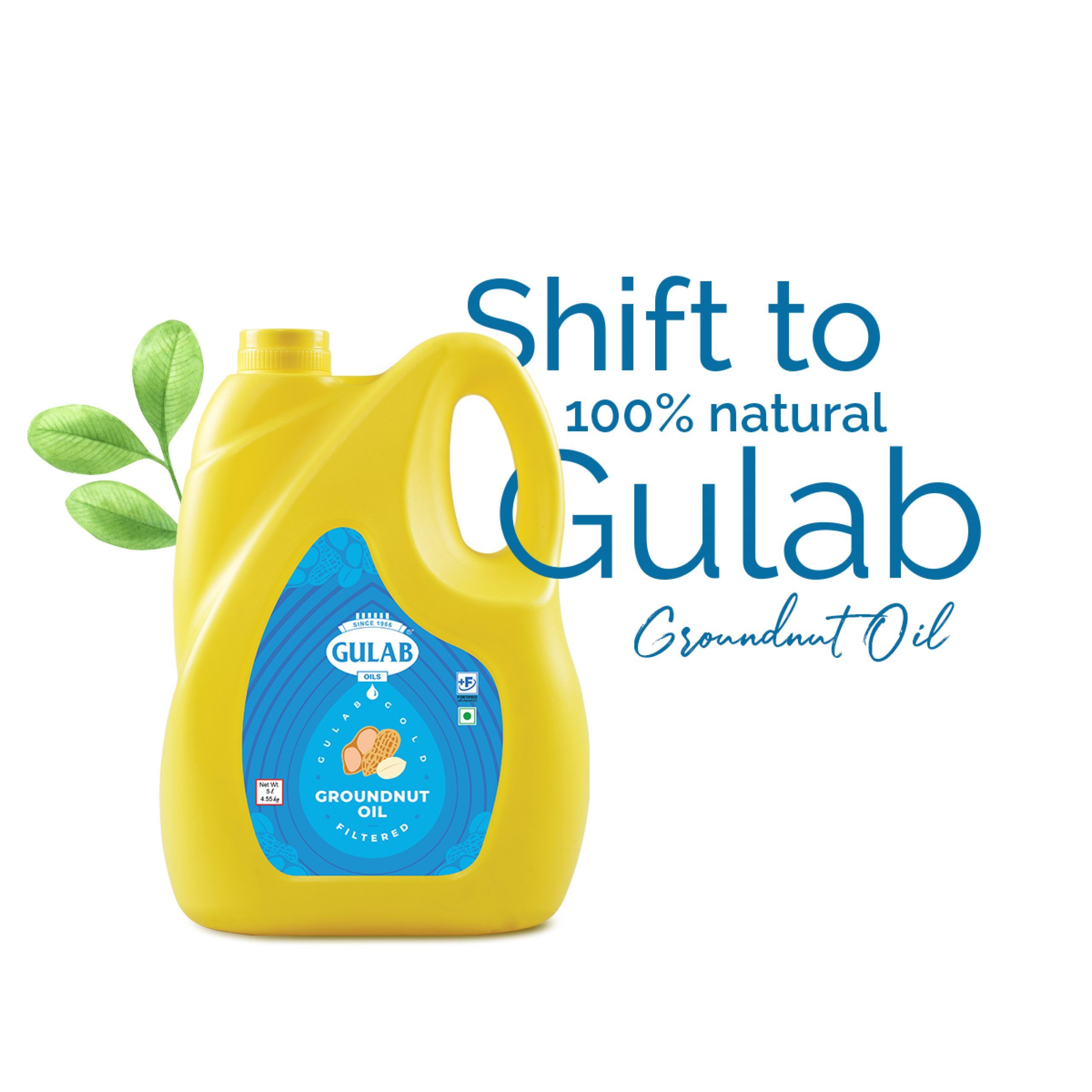 100% natural groundnut oil