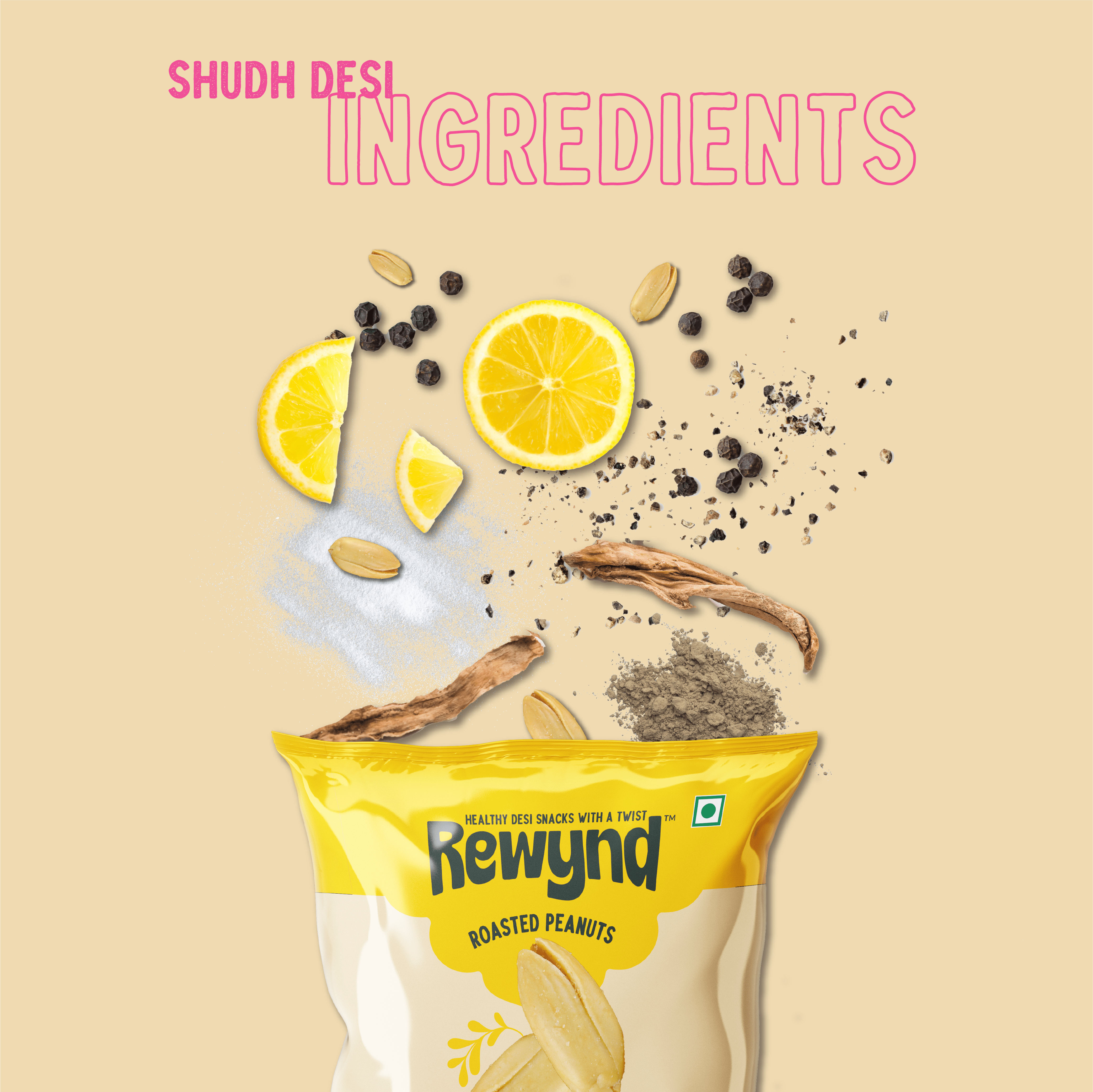 Black Pepper Peanut - 140gm (Pack of 4)