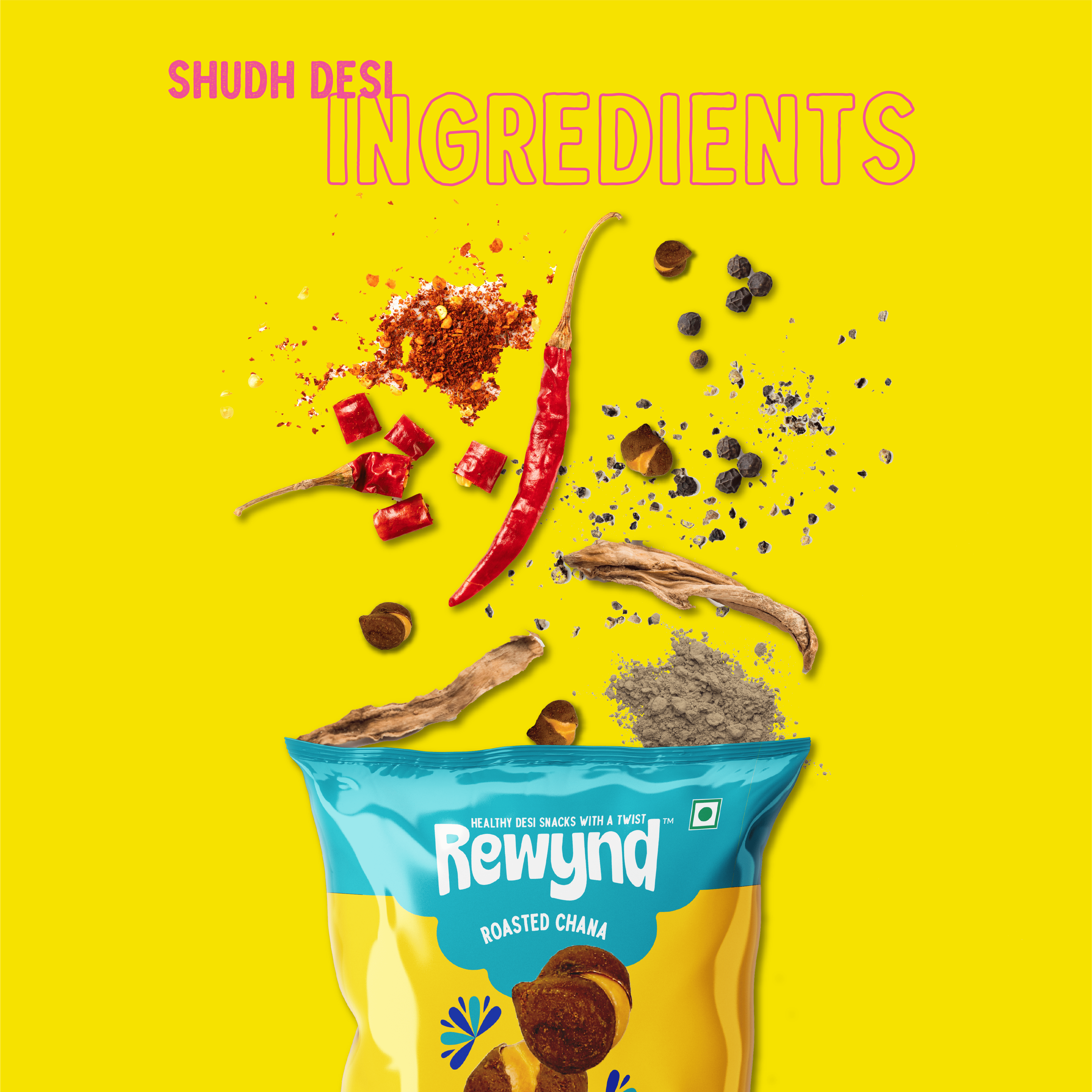 Flavoured Chatpata Chana - 140gm (Pack of 4)