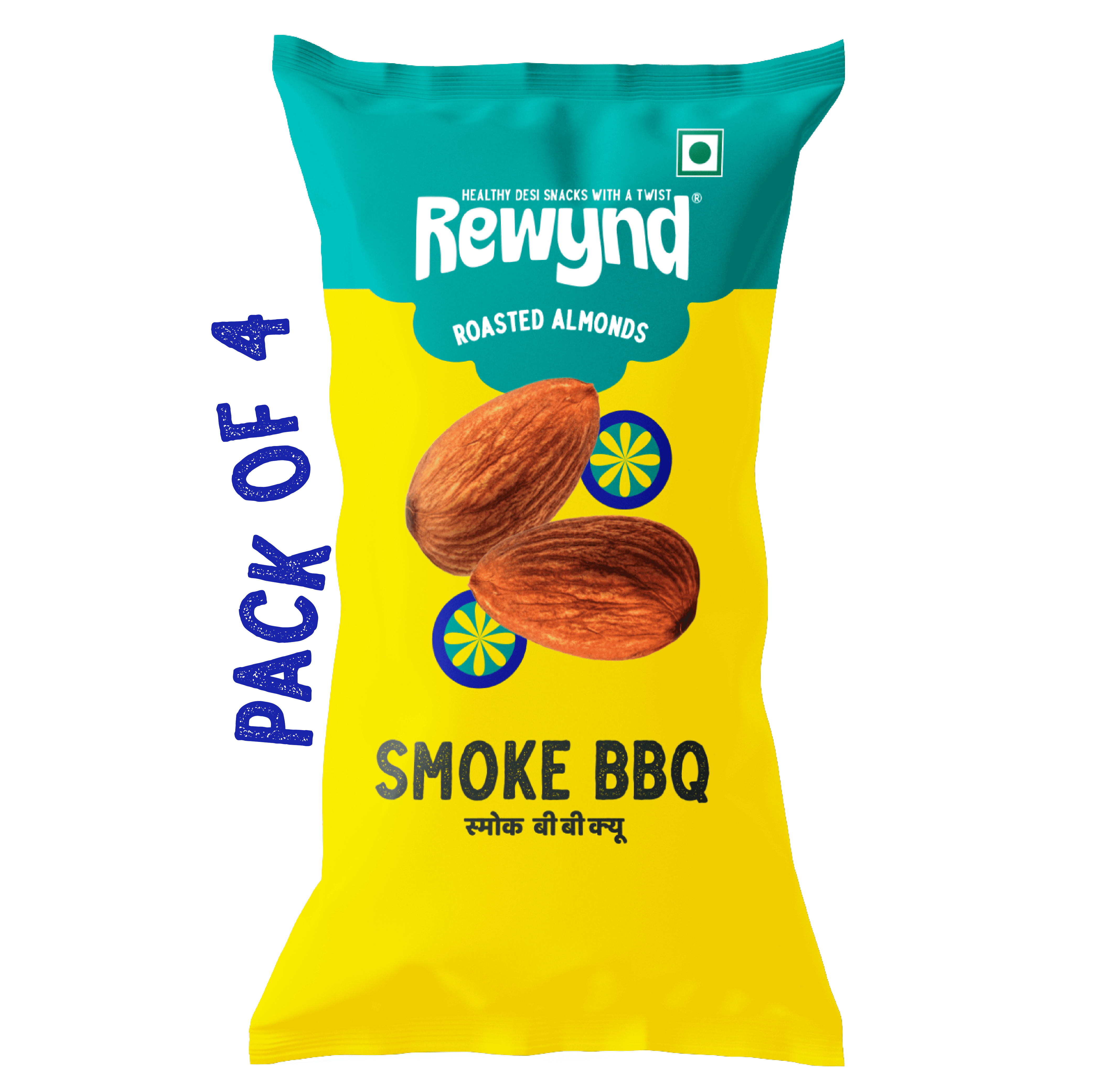 Smoke BBQ Roasted Almonds - 35g x 4
