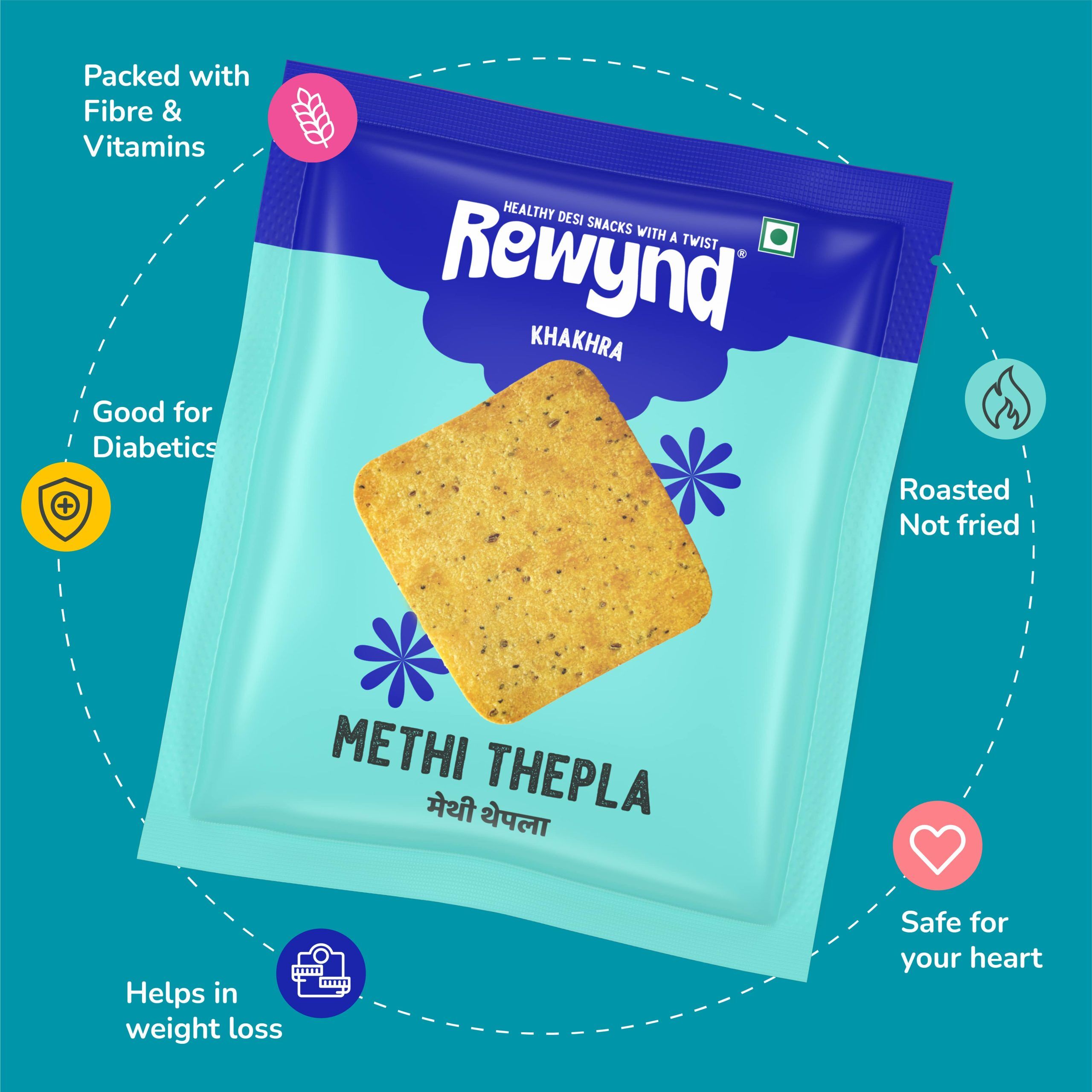 Methi Thepla Khakhra - 40g x 2