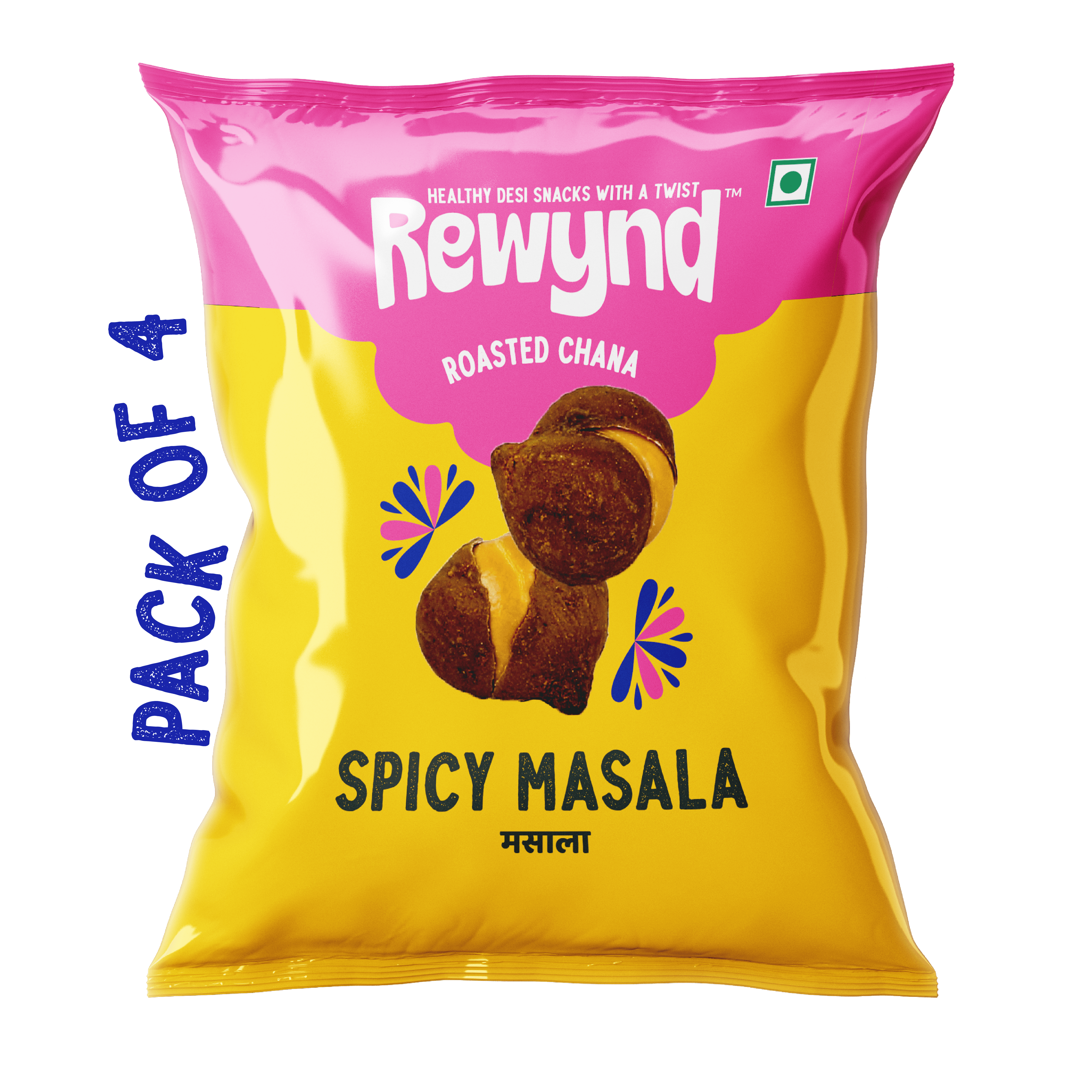 spicy masala flavored roasted chana