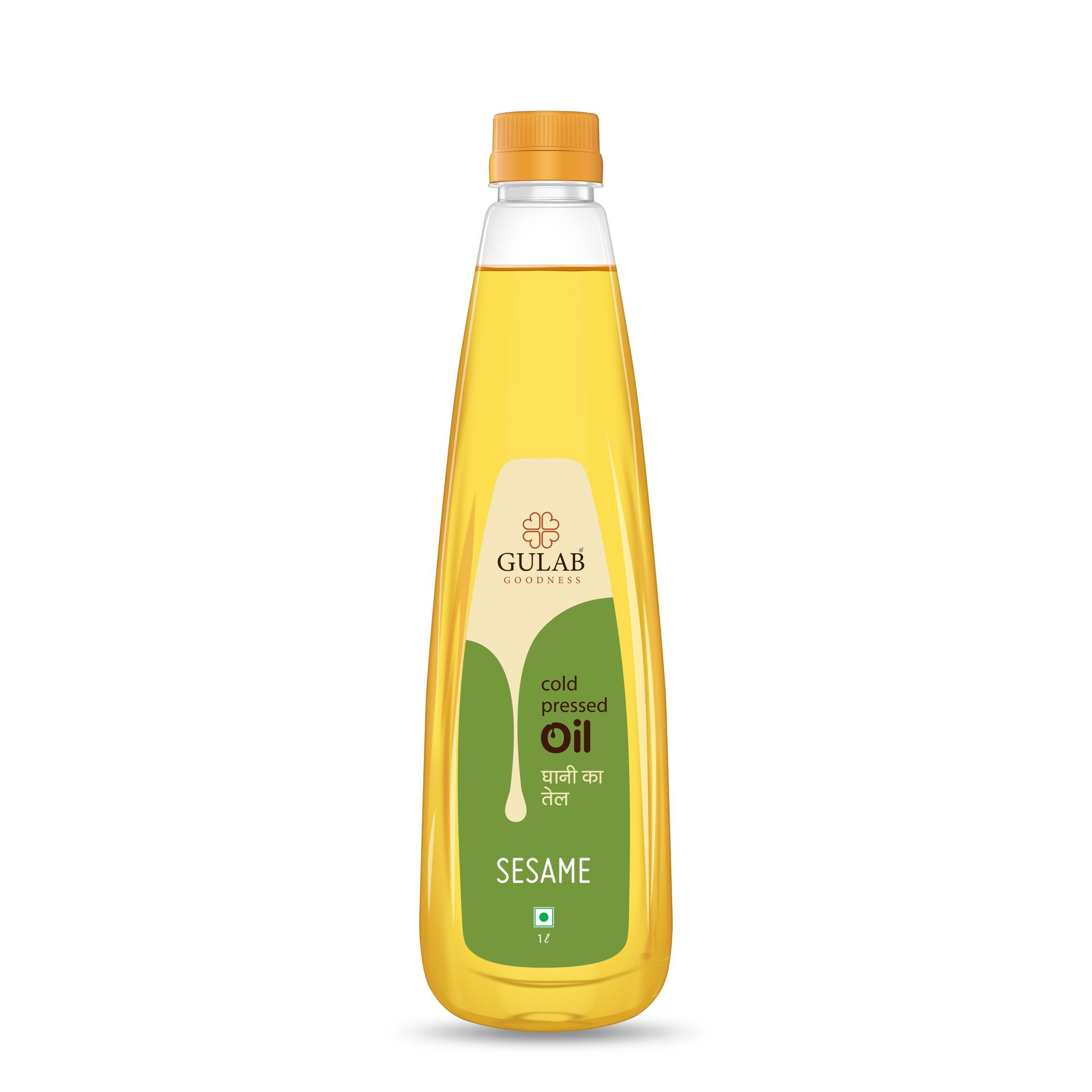 gulab cold pressed sesame oil 1ltr bottle