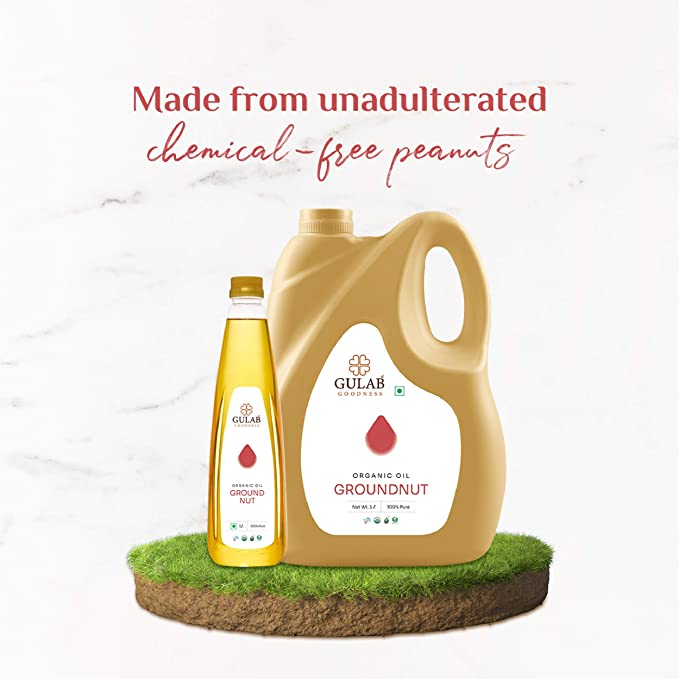 chemical free groundnut oil