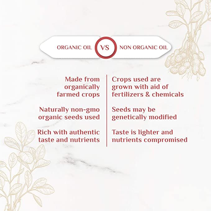 organic oil vs non organic oil
