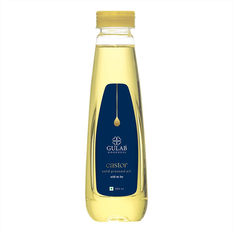 cold pressed castor oil 200ml bottle