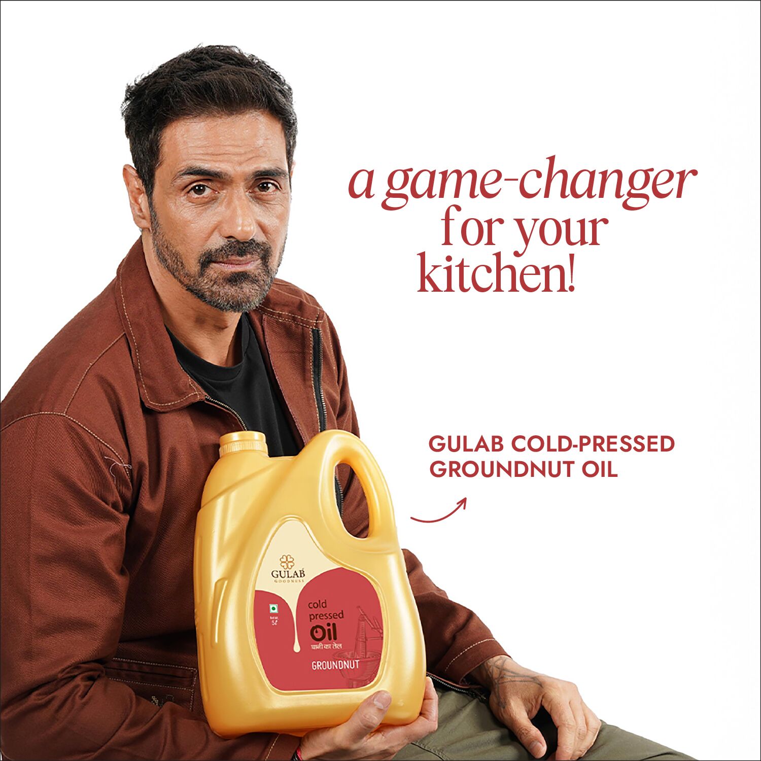 Cold Pressed Groundnut Oil – 5L (Pack of 2)