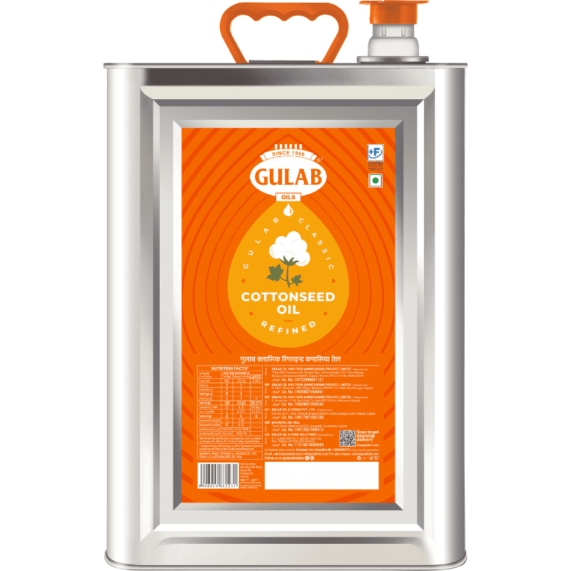 Refined Cottonseed Oil Tin - 13kg