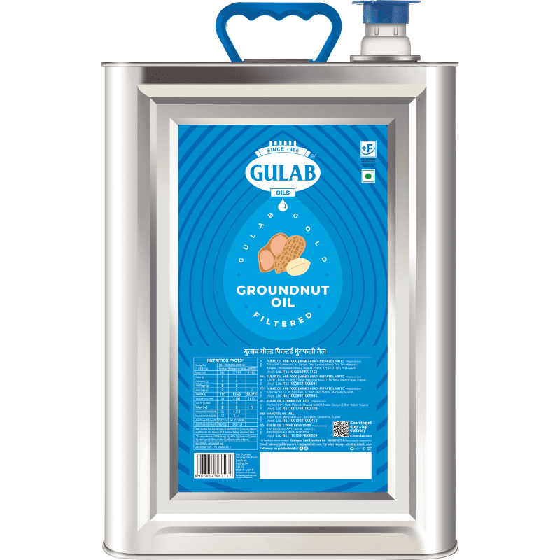 Filtered Groundnut Oil Tin - 13KG