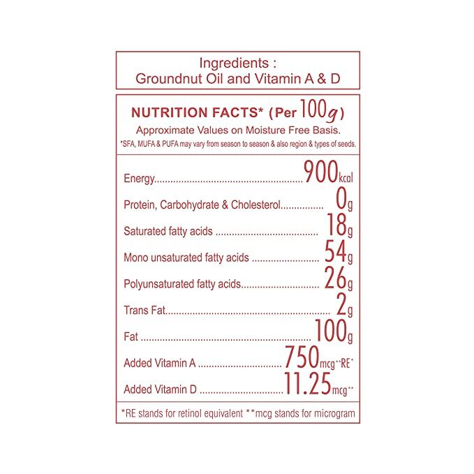 organic groundnut oil 5ltr ingredients