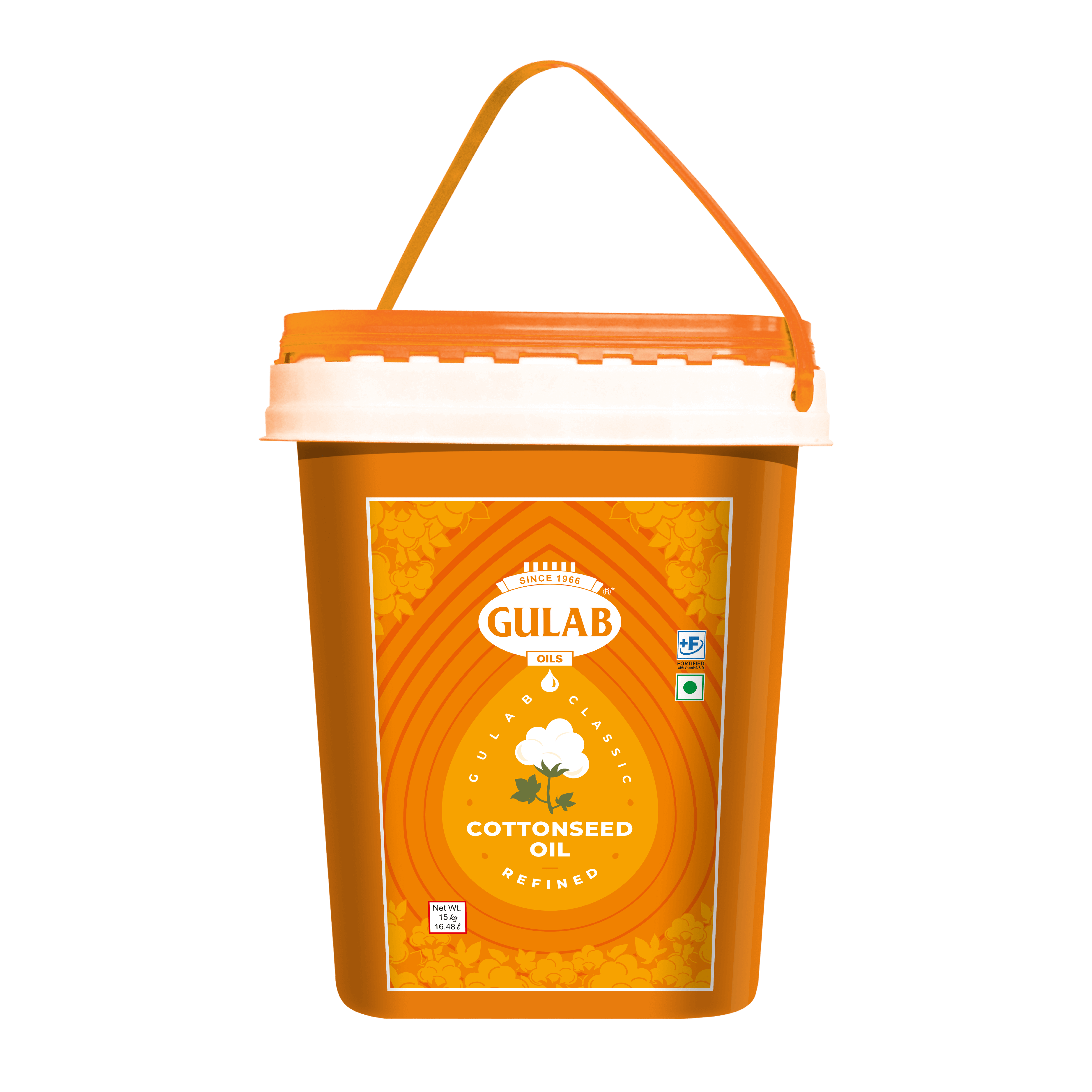 Refined Cottonseed Oil Bucket - 15Kg