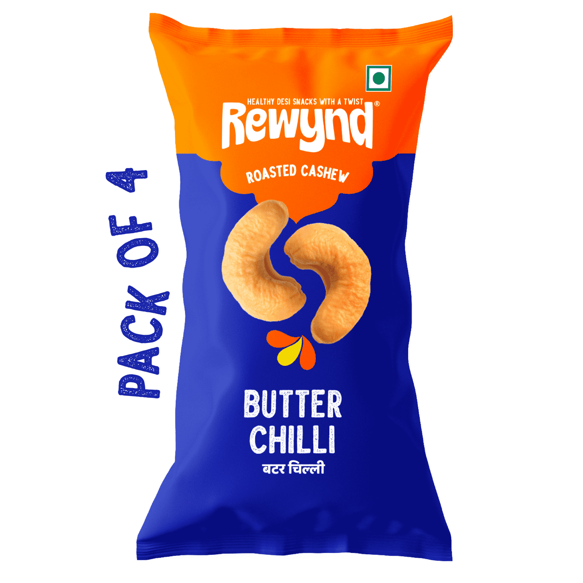 Butter Chilli Cashew - 35g x 4
