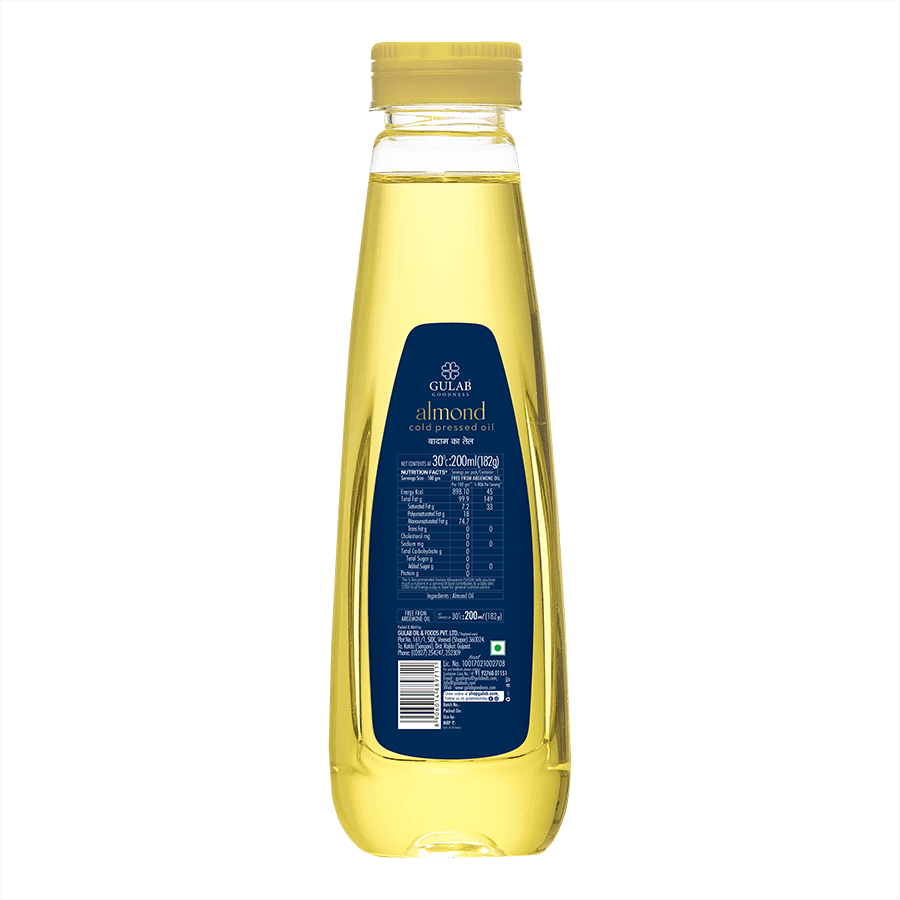 Cold Pressed Almond Oil 200ml