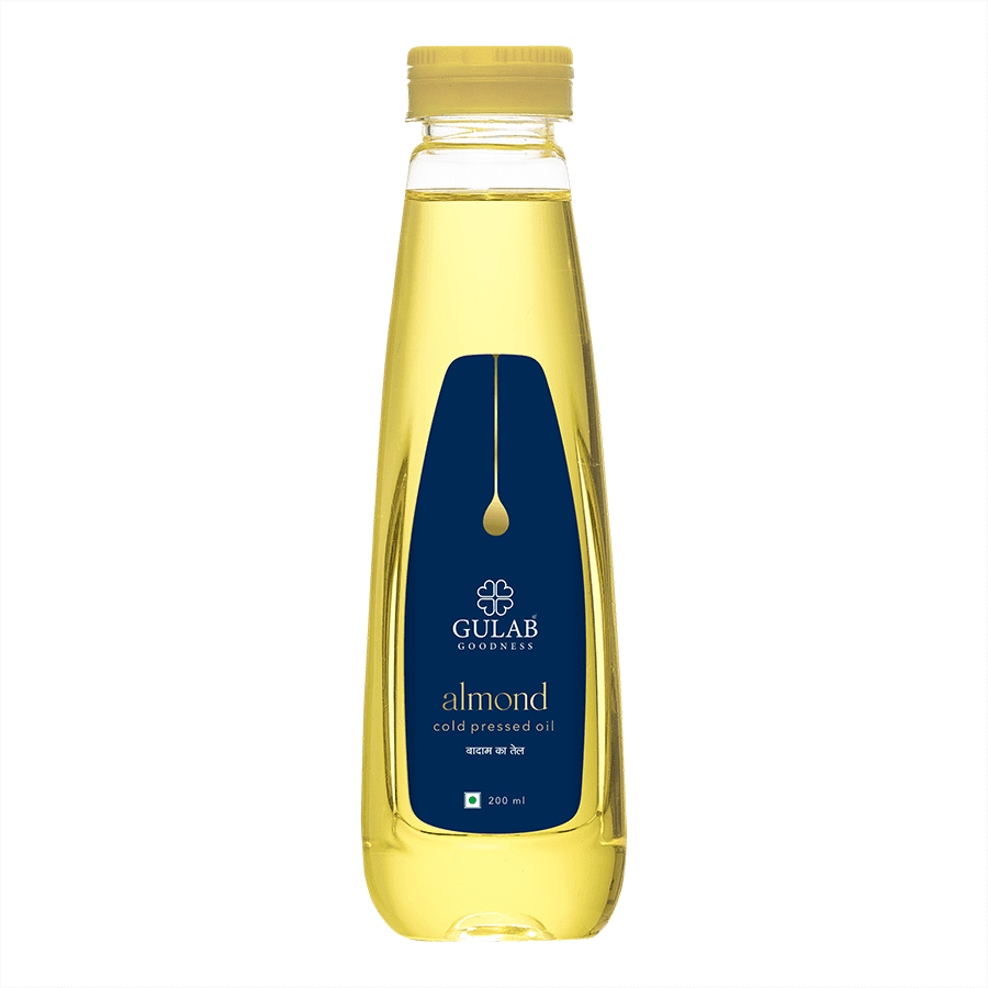 cold pressed almond oil 200ml bottle