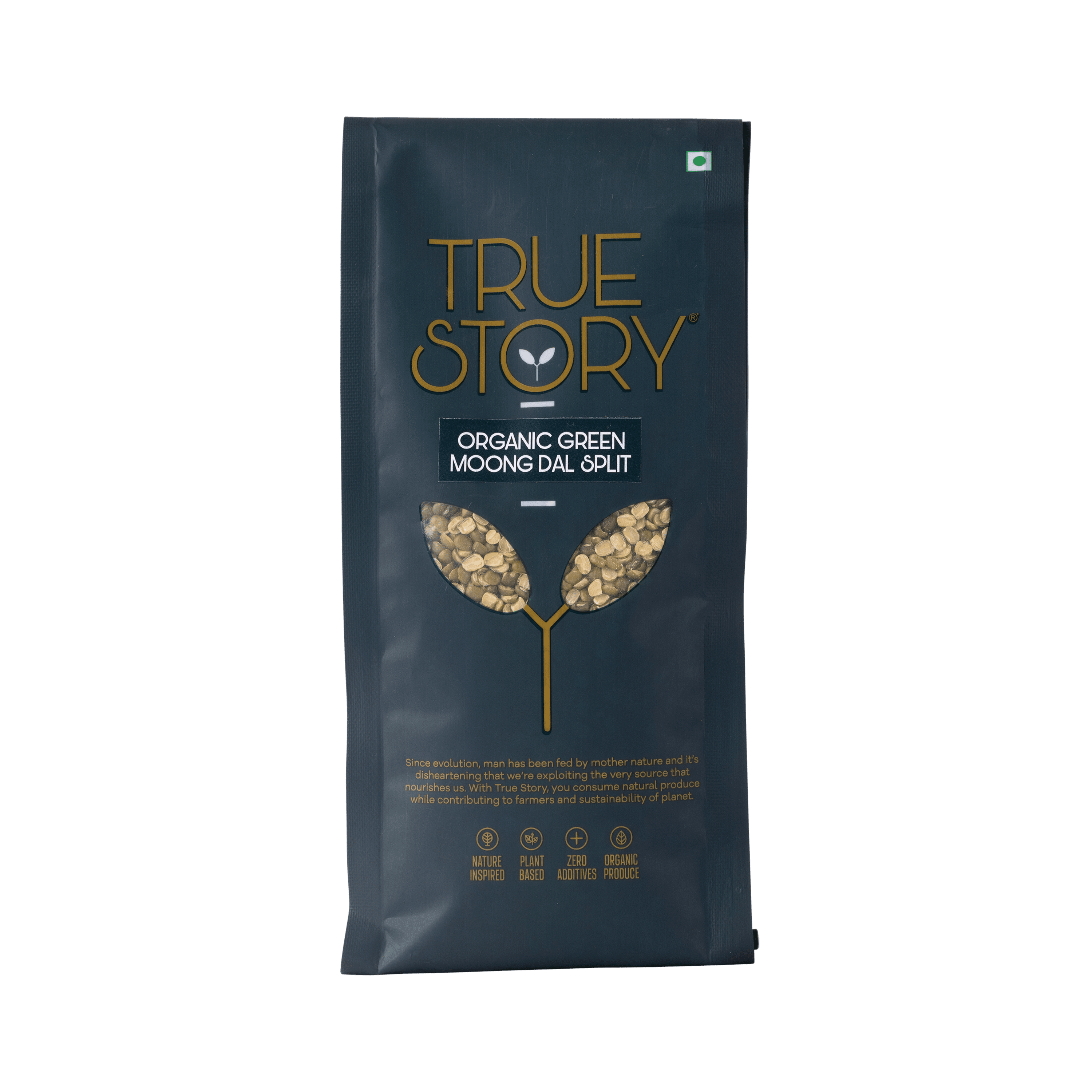 Organic Green Moong Dal (Split) - 500g